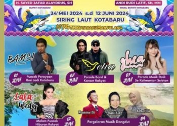 Sederet Artis Ibukota Akan Meriahkan Harjad Kotabaru ke 74