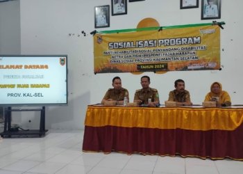Dinsos Kalsel Sosialisasi Program Panti Rehabilitasi Sosial Penyandang Disabilitas