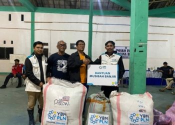 YBM PLN UIP3B Kalimantan Salurkan Bantuan Untuk Korban Banjir Di Tanah Bumbu
