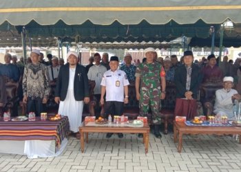 Koramil 1022-06/Sungai Loban Hadiri Tasyakuran Kelulusan Santri Ponpes Nurul Musthofa