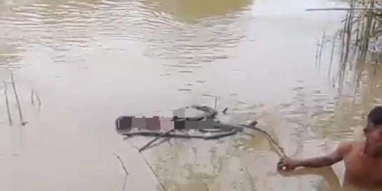 Heboh, Jasad Bayi di Temukan di Sungai Kusambi Batulicin