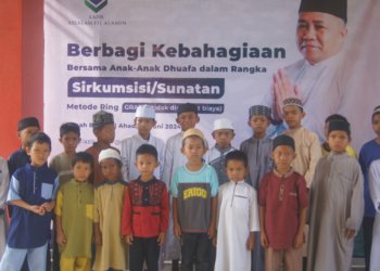 Lazis Asfa Gelar Sunat Massal Gratis Menggunakan Metode Super Ring