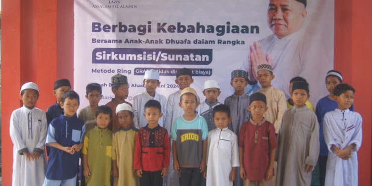 Lazis Asfa Gelar Sunat Massal Gratis Menggunakan Metode Super Ring