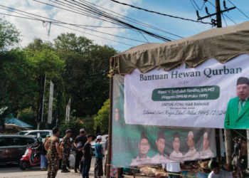 Syaifullah Tamliha Kembali Bagikan Bantuan Sapi Kurban Di Kabupaten Banjar