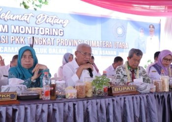 Tim Evaluasi Penilaian Lomba TP PKK Provsu Datangi Sejumlah Desa & Kelurahan
