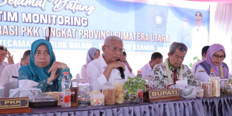 Tim Evaluasi Penilaian Lomba TP PKK Provsu Datangi Sejumlah Desa & Kelurahan