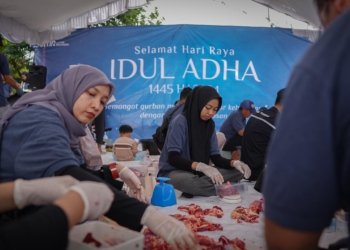 Tebar Berkah Idul Adha, PLN UID Kalselteng Bagikan 3.823 Paket Daging Kurban