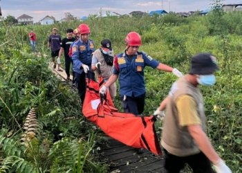 DPKP Kabupaten Banjar Lakukan Evakuasi Warga Meninggal
