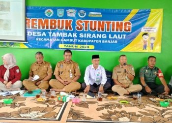 Desa Tambak Sirang Laut Komitmen Dalam Penanganan Stunting Di Kabupaten Banjar