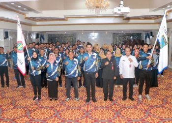 Porseni PGRI Kabupaten Banjar Dilepas Oleh Bupati