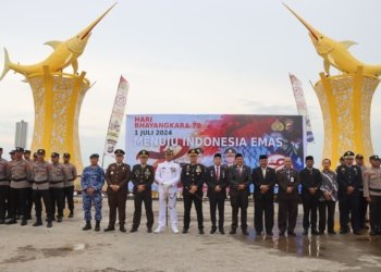 Pemkab Kotabaru Hadiri Upacara Bhayangkara Ke- 78