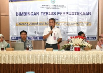 Dispersip Kabupaten Banjar Gelar Bimtek Akreditasi Pengelolaan Perpustakaan
