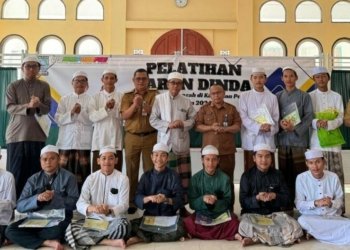 Pemuda Tanjung Rema Belajar Cara Pemulasaran Jenazah Yang Digelar Disbudporapar Kabupaten Banjar
