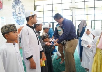 Peringatan Hari Anak Nasional 2024, PLN UID Kalselteng Berikan Santunan Ke Puluhan Anak Yatim