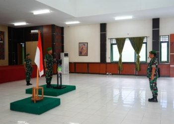 Dandim 1022 Tanbu pimpin Acara Korp Raport Purna Tugas
