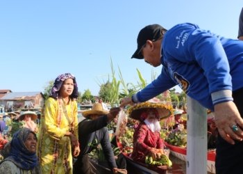 Festival Pasar Terapung Lok Baintan Kembali Digelar Yang Diikuti Oleh 500 Pedagang