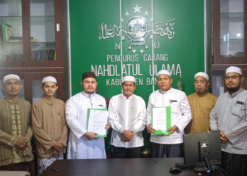 LBM PCNU Kabupaten Banjar Lakukan Penandatanganan Dengan Ponpes Darussalam Terkait Pelatihan Bahtsul Masail