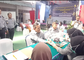 LPP Kelas IIA Martapura Gelar Pemeriksaan Kesehatan Bagian Pegawai Dan Masyarakat