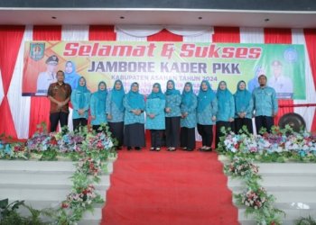 Ketua TP PKK Kabupaten Asahan Buka Jambore Kader PKK Kabupaten Asahan