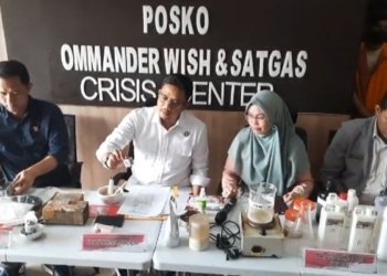 Ditresnarkoba Polda Kasel Berhasil Ungkap Pabrik Pembuatan Ekstasi