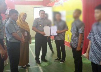 LPKA Kelas I Martapura Berikan Remis Kepada 29 Andikpas Di Peringatan HAN