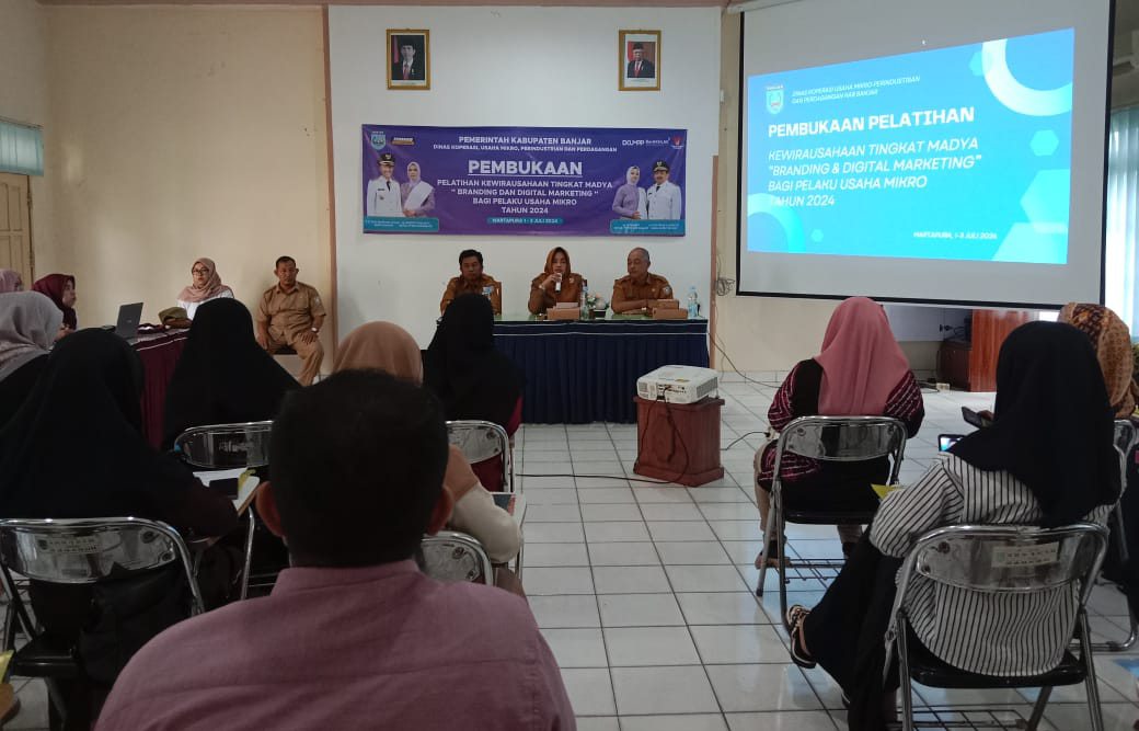 DKUMPP Kabupaten Banjar Gelar Pelatihan Kewirausahaan