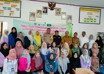 UMKM Desa Simpang Tiga Difasilitasi Perizinan Produk