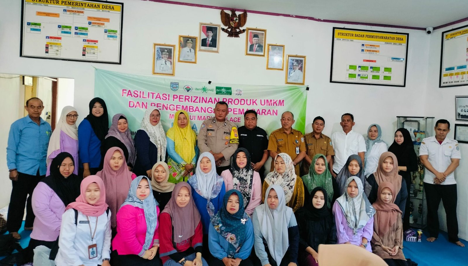 UMKM Desa Simpang Tiga Difasilitasi Perizinan Produk