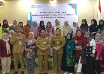 DKUMPP Kabupaten Banjar Memfasilitasi Legalitas Sentra IKM