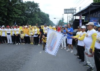 Bupati Asahan Lepas Gerak Jalan Santai