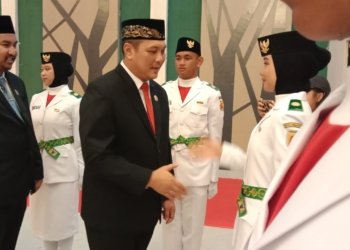 Kukuhkan Puluhan Anggota Paskibraka Banjarbaru, Aditya: Terus Semangat Dan Selalu Sehat
