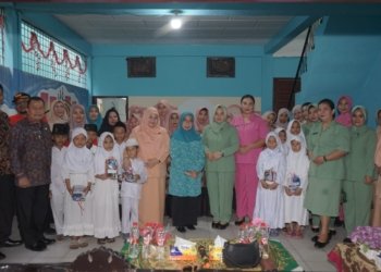 TP PKK Kabupaten Asahan Salurkan Bantuan Sembako Jelang HUT ke 79 RI