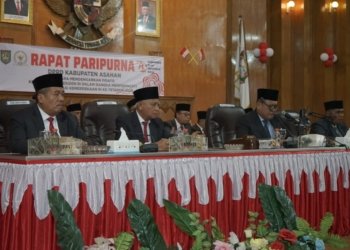 Bupati Asahan Dengarkan Pidato Kenegaraan Presiden RI