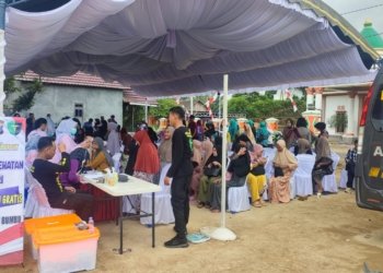 Polres Tanbu Kembali Gelar Program Kopi Manis di Desa Teluk Kepayang