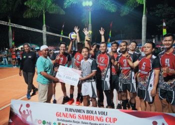 Gunung Sambung Cup 2024: MLN Digdaya Eboyy Kuasai Turnamen Voli HUT RI ke-79