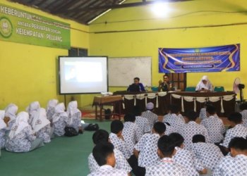 Bati Puanter Kodim 1006/Banjar Berikan Materi Wasbang di SMK Darussalam Martapura 