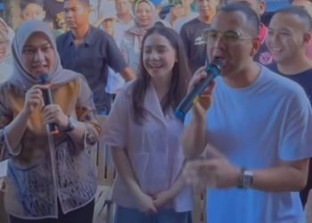 Lisa Halaby Blusukan Bersama Raffi Ahmad & Nagita Slavina