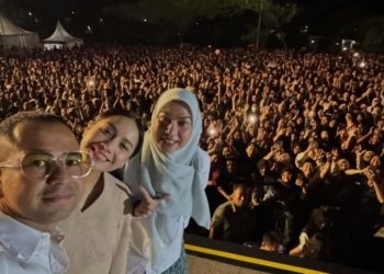 Ribuan Warga Banjarbaru Penuhi Konser Setia Band, Raffi Ahmad Sebut Lisa Halaby Walikotaku