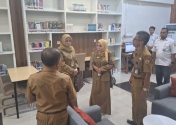 Sambut Giat Perpusnas RI, Pj Sekda Banjarbaru Datangi Disarpusda