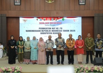 Pemerintah Kabupaten Asahan Gelar Malam Resepsi Dalam Rangka Peringatan HUT Ke-79 RI Tahun 2024