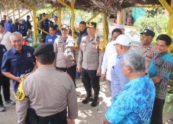 Pengamanan Pendaftaran Bakal Pasangan Calon Bupati dan Wakil Bupati Banjar di KPU