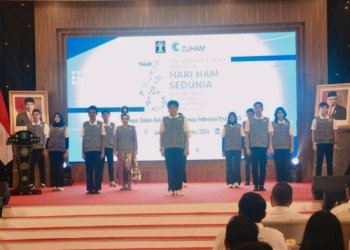 Kickoff Hari HAM Sedunia Ke-76 Deklarasi Pilkada Bagi Pemilih Pemula