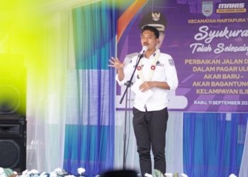 Bupati Banjar Resmikan Jalan Yang Membentang Dari Desa Dalam Pagar Ulu Sampai Kelampayan Ilir