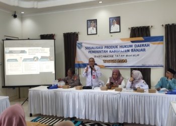 Disdukcapil Kabupaten Banjar Lakukan Sosialisasi Terkait Administrasi Kependudukan