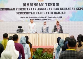 BPKPAD Kabupaten Banjar Gelar Bimtek Perencanaan Anggaran dan Keuangan