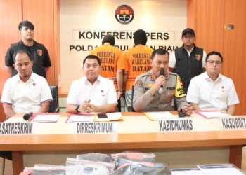 Polda Kepri Tangkap Dua Tersangka Penipuan Hipnotis di Lombok