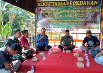 Kodim 1006/Banjar Gandeng Pokdakan Berikan Pelatihan Keterampilan Kepada Prajurit Dan Masyarakat