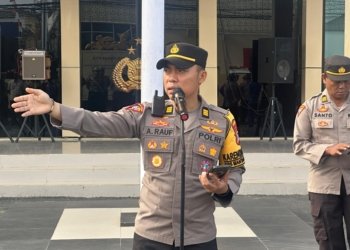 Puluhan Personel Polisi Berjaga di Kampanye Pilkada 2024 Kotabaru