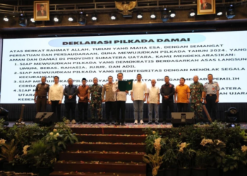 Pj Bupati Asahan Hadiri Deklarasi Damai