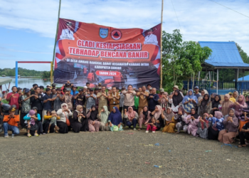 BPBD Kabupaten Banjar Gelar Simulasi Bencana Banjir